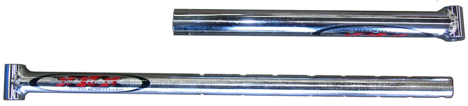 Triple X Race Components 600-TW-0007 Wing Post, Top, Slider, 14 to 21 in Long, Chromoly, Chrome, Triple X Micro / Mini, Kit