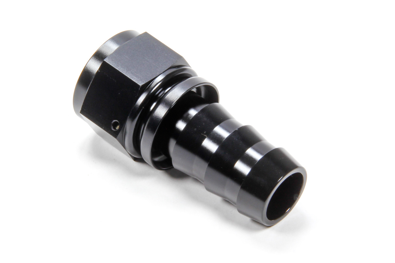 Triple X Race Components HF-10016-BLK Fitting, Hose End, Straight, 16 AN Hose Barb to 16 AN Female, Aluminum, Black Anodized, Each