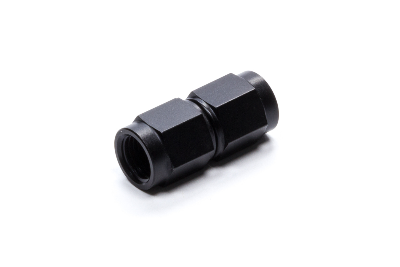 Fitting - Adapter - Straight - 3 AN Female to 3 AN Female Swivel - Aluminum - Black Anodized - Each