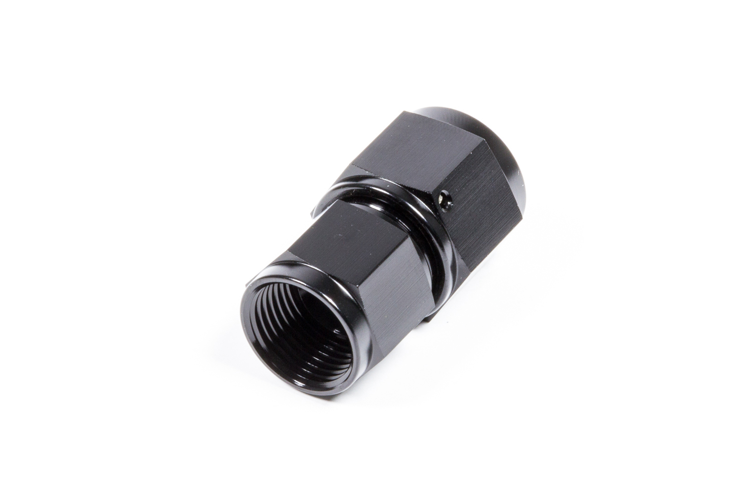 Fitting - Adapter - Straight - 6 AN Female to 8 AN Female Swivel - Aluminum - Black Anodized - Each