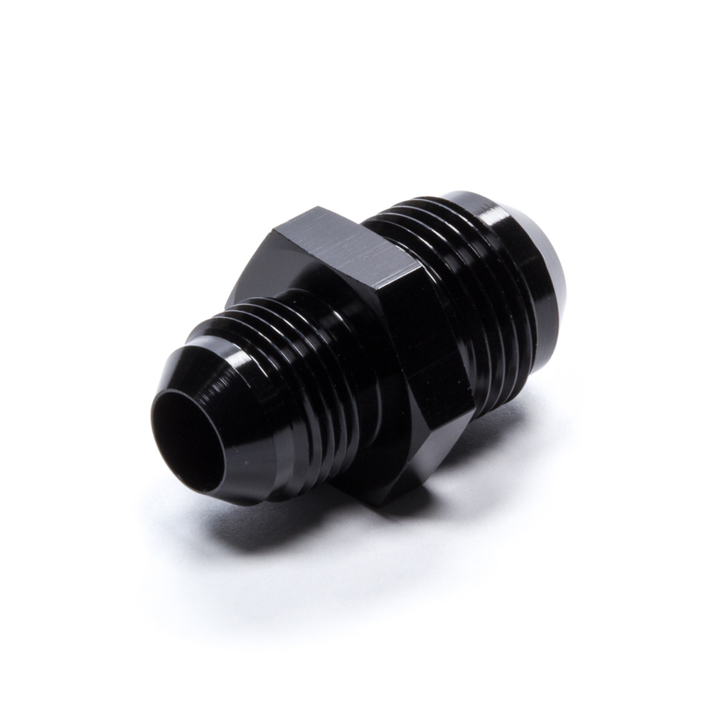 Triple X Race Components HF-36608-BLK Fitting, Adapter, Straight, 6 AN Male to 8 AN Male, Aluminum, Black Anodized, Each