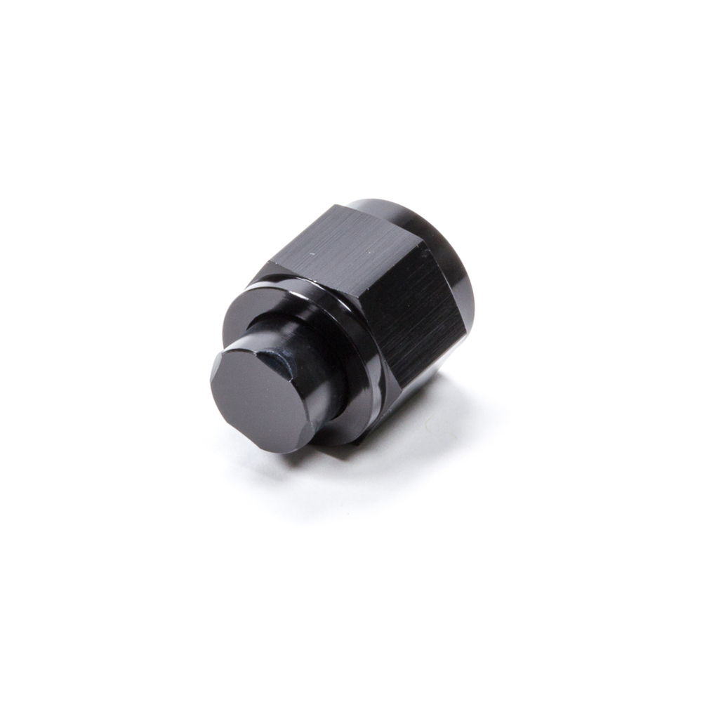 Fitting - Cap - 6 AN - Aluminum - Black Anodized - Each
