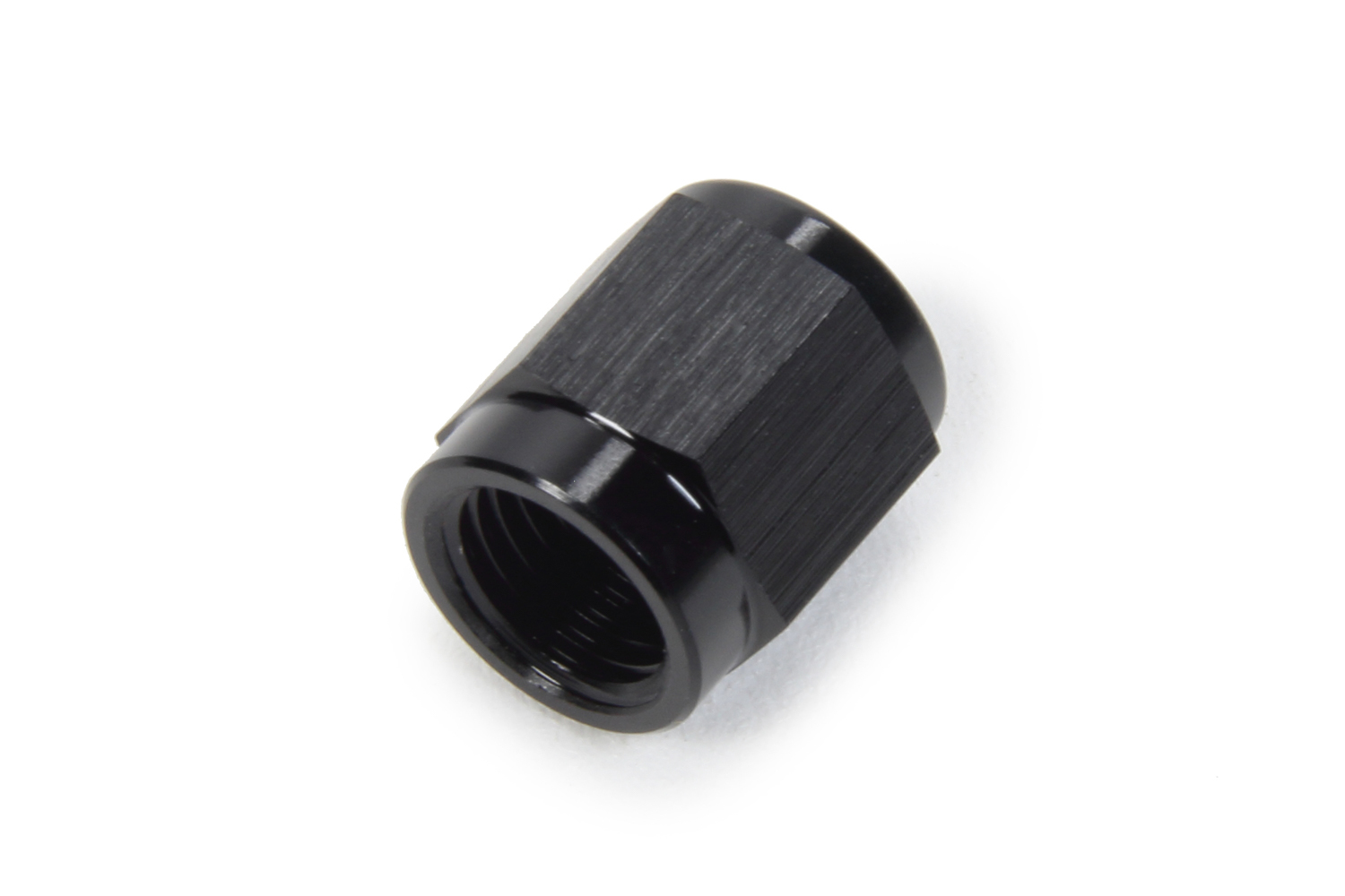 Triple X Race Components HF-61003-BLK Fitting, Tube Nut, 3 AN, 3/16 in Tube, Aluminum, Black Anodized, Each