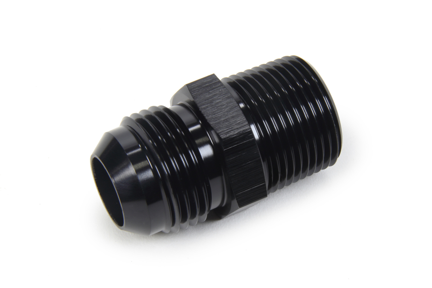 Triple X Race Components HF-90125-BLK Fitting, Adapter, Straight, 12 AN Male to 3/4 in NPT Male, Aluminum, Black Anodized, Each