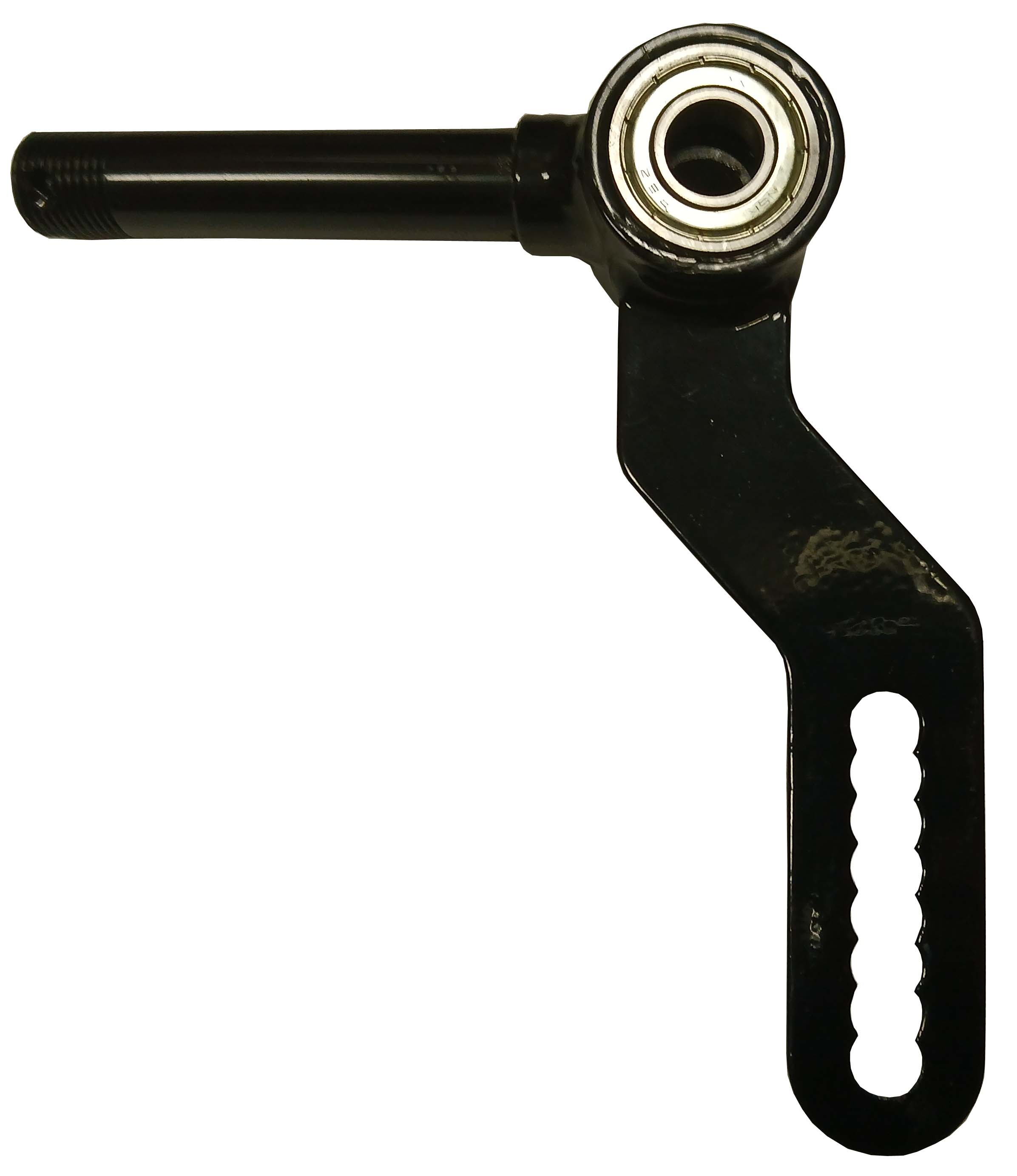 TRIPLE X RACE COMPONENTS — TRIPLE X RACE COMPONENTS Champ Kart left front sp indle. Black.
