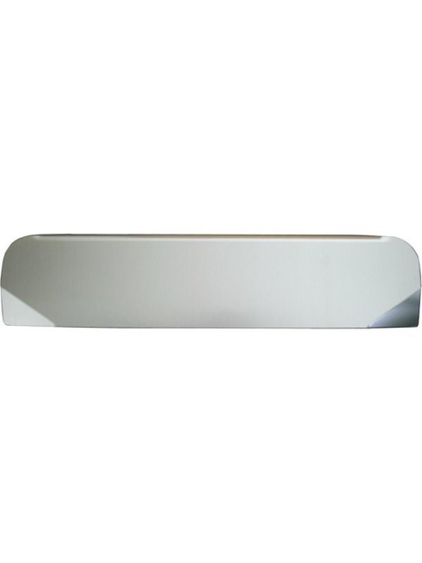 Sun Visor - Aluminum - Natural - Triple X Midget - Each