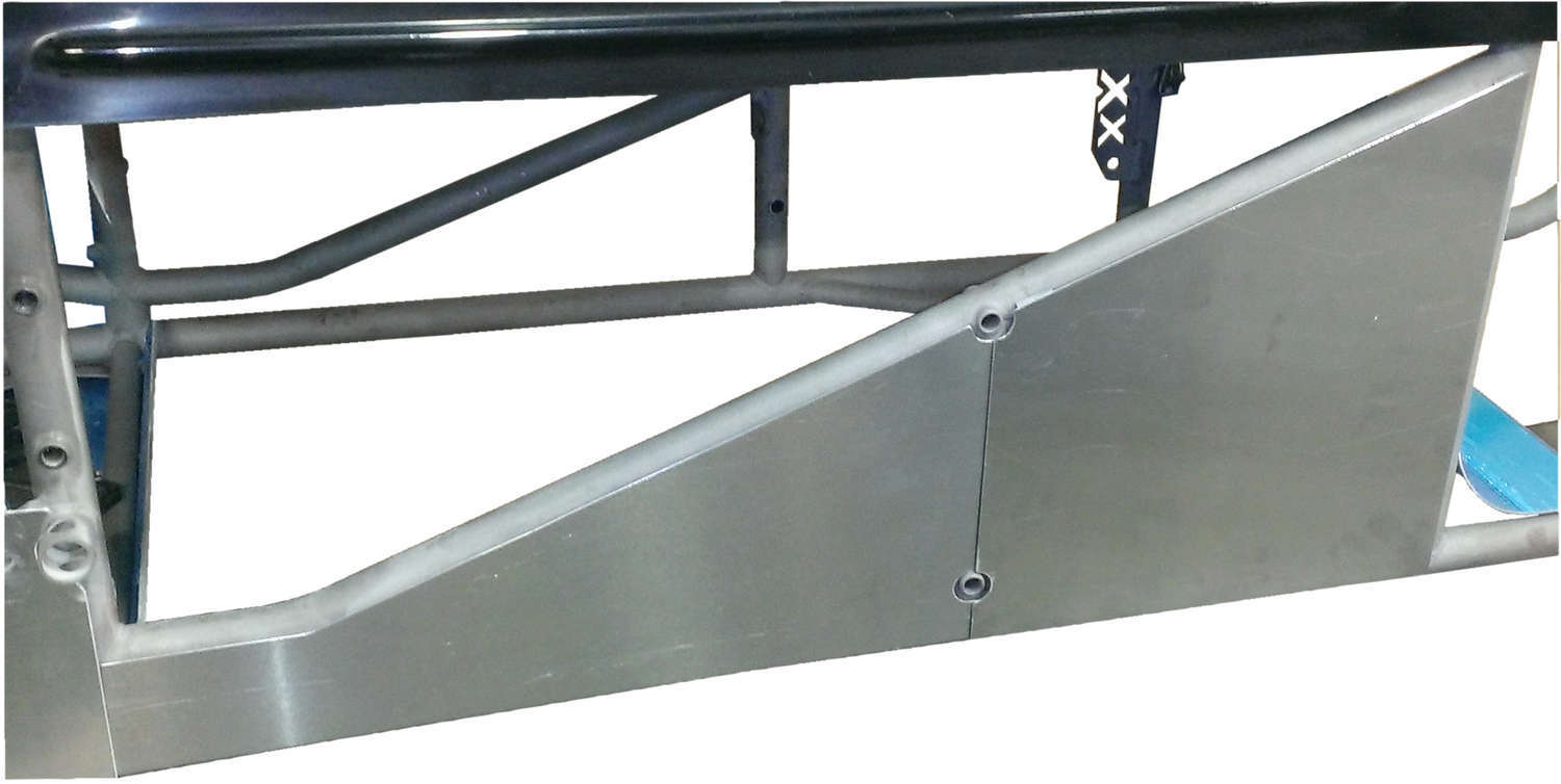 TRIPLE X RACE COMPONENTS — TRIPLE X RACE COMPONENTS RH Engine Enclosure Sprint Car 2pc Aluminum