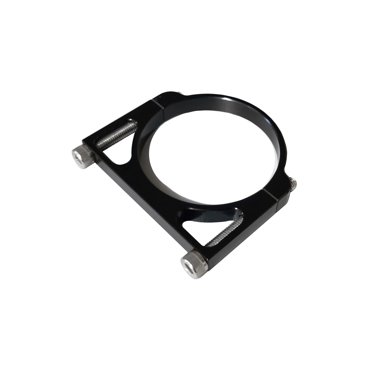 Triple X Race Components SC-CH-8340BLK Knee Guard Mount, 2 in ID, Clamp-On, Hardware Included, Aluminum, Black Anodized, Each