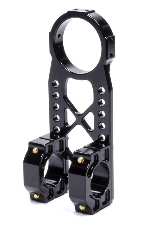 Triple X Race Components SC-ST-0020-BLK Steering Column Bracket, Adjustable, Clamp-On, 1-1/4 in Diameter Tube, 2 in Sheering Shafts, Aluminum, Black Anodized, Each