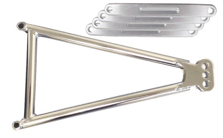 TRIPLE X RACE COMPONENTS — TRIPLE X RACE COMPONENTS Jacobs Ladder 14in w/Straps Plated 3-Hole