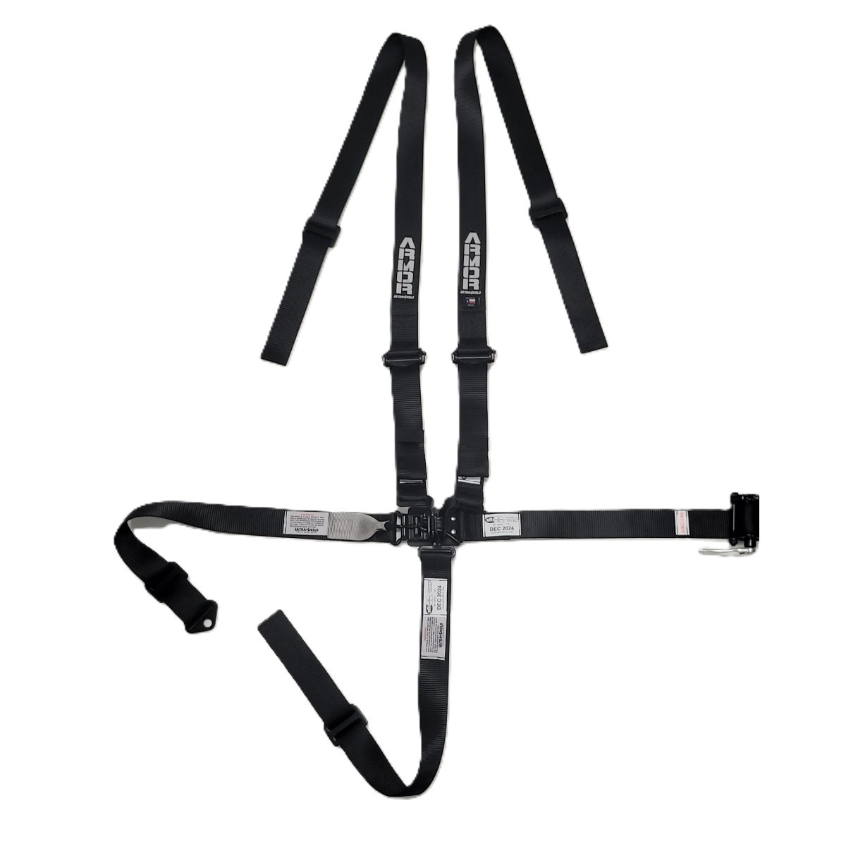 ULTRA SHIELD — ULTRA SHIELD Harness 5pt Armor 2in Ratchet Lap Left Side