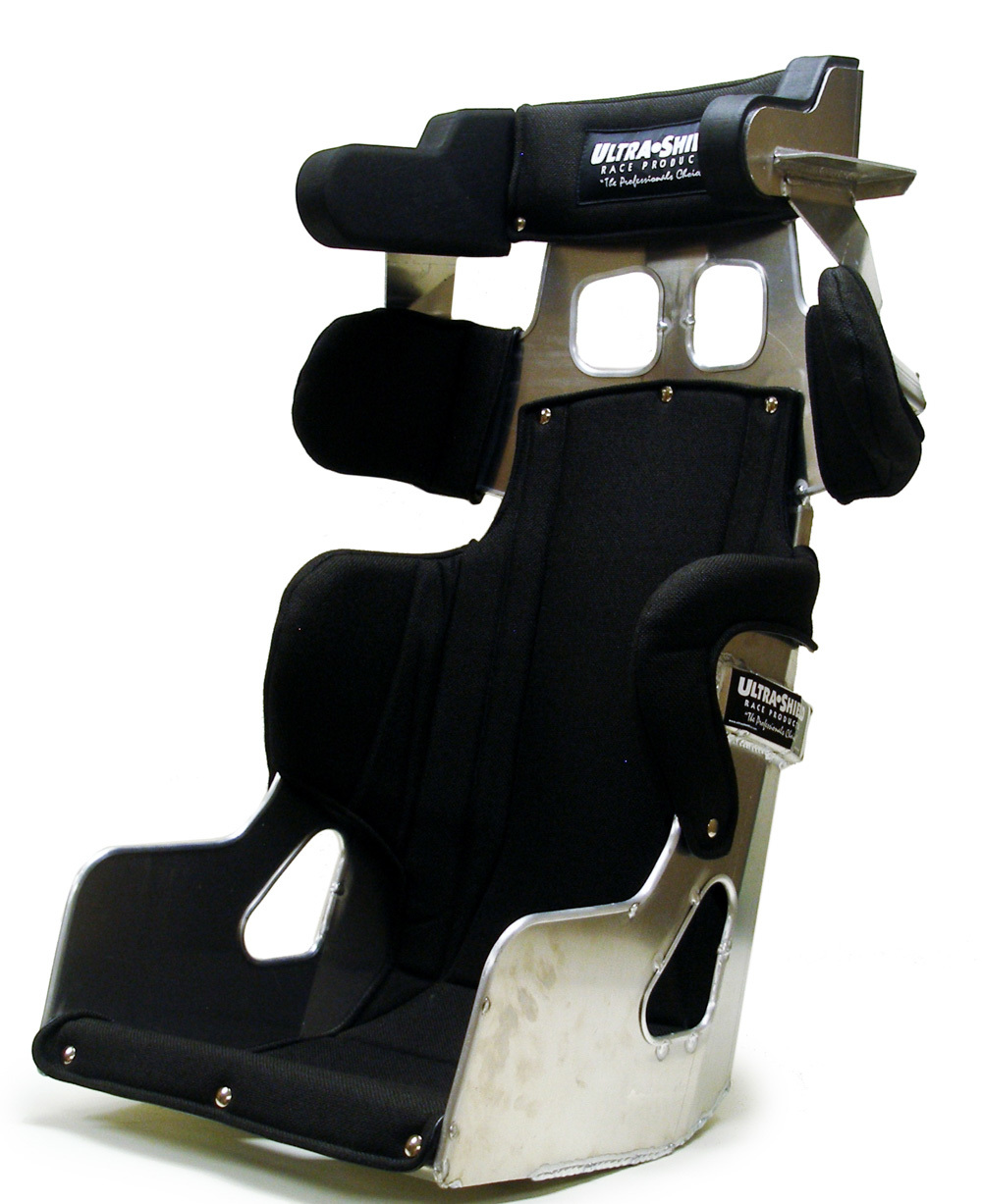 Ultra Shield FC410T - Seat, FC1, 14 in Wide, 1 in Taller, 10 Degree Layback, Black Cover Included, Aluminum, Natural, Kit