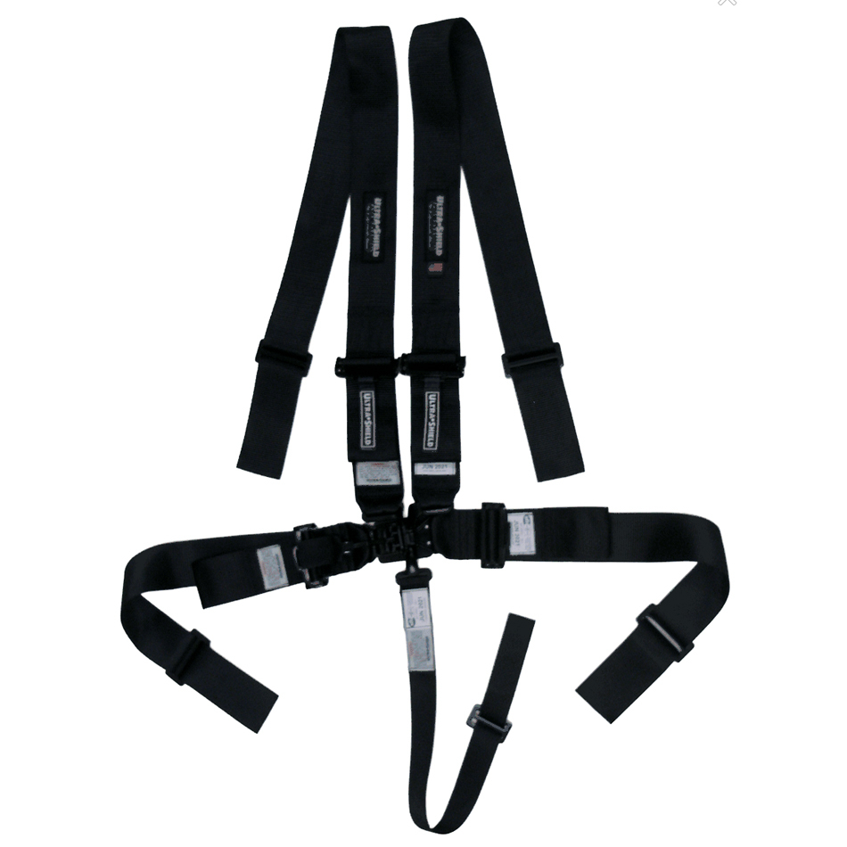 ULTRA SHIELD — ULTRA SHIELD Harness 5pt Black Indiv Shoulder Pull-Down