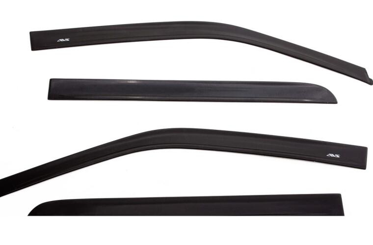 Auto Ventshade Low-Profile Ventvisors 774092 Side Window Visors, Ventvisors, Front and Rear, ABS Plastic, Matte Black, Cadillac, Chevrolet, GMC, Set of 4 thumbnail 2
