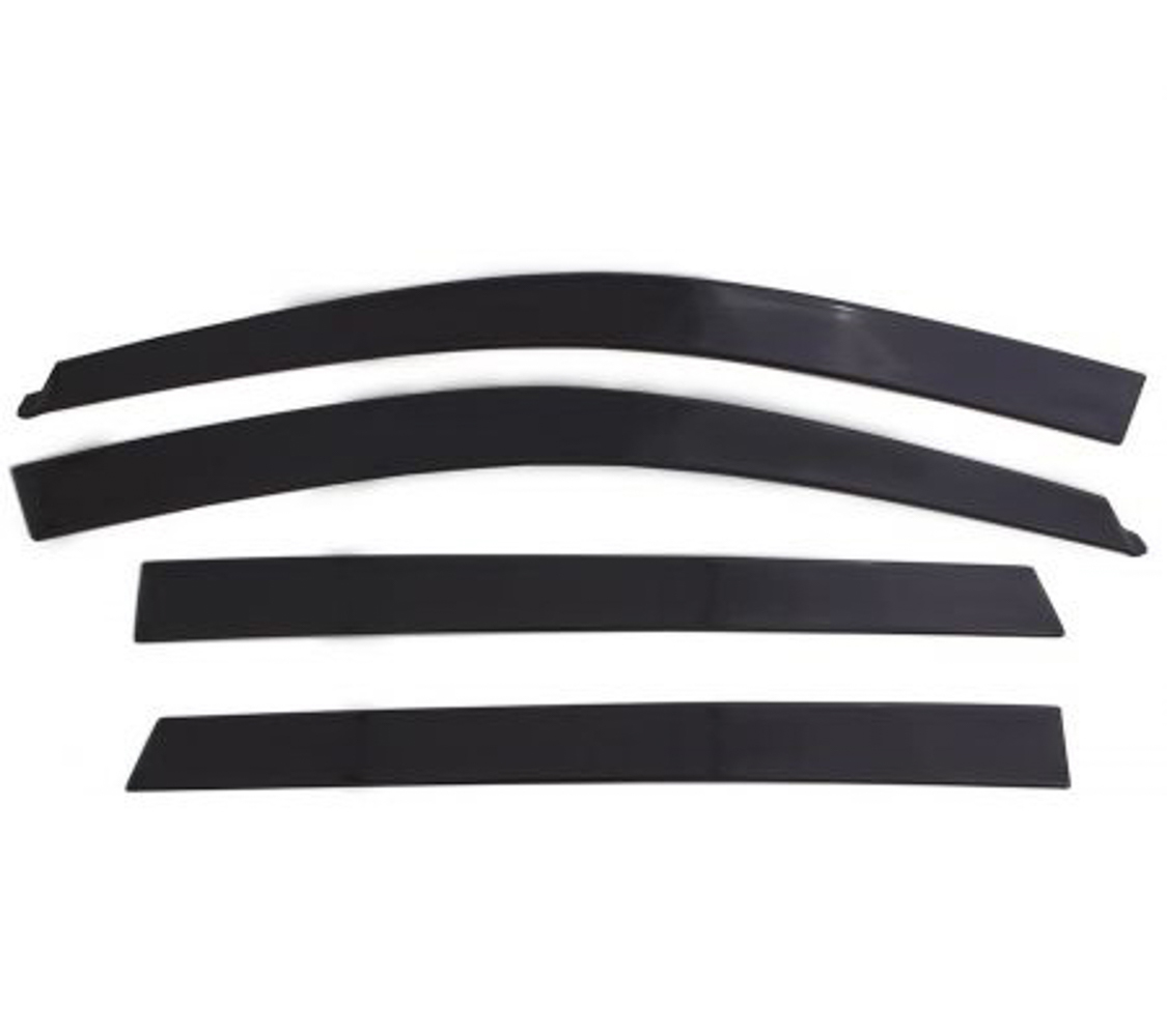 Auto Ventshade Low-Profile Ventvisors 894088 Side Window Visors, Ventvisors, Front and Rear, Acrylic, Smoke, Cadillac, Chevrolet, GMC, Set of 4
