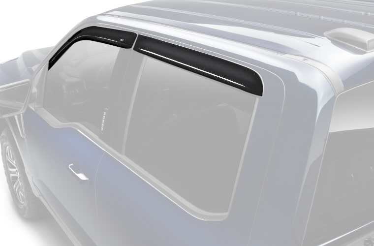 Auto Ventshade Low-Profile Ventvisors 894111 Side Window Visors, Ventvisors, Front and Rear, Acrylic, Smoke, Toyota, Set of 4