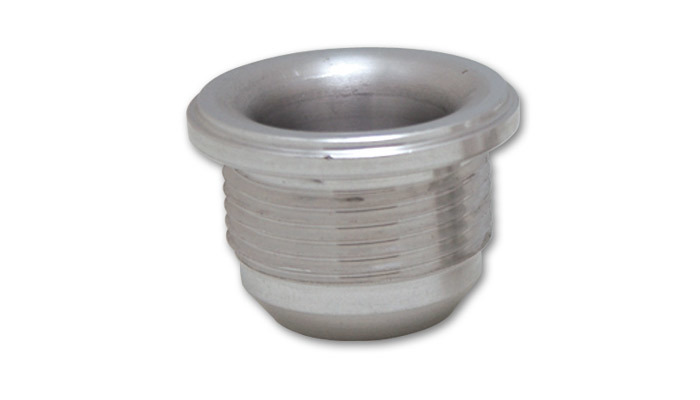 Vibrant Performance 11155 Bung, 16 AN Male, Weld-On, 1-5/8 in Flange, Aluminum, Natural, Each
