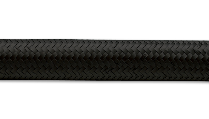 2ft Roll -6 Black Nylon Braided Flex Hose