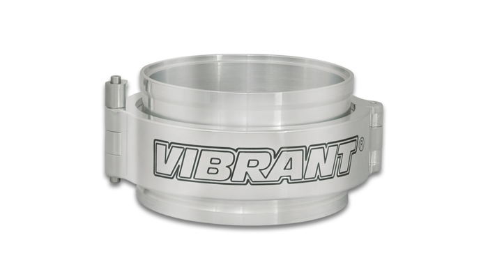 Vibrant Performance 12516P HD Hose Clamp, Quick Release, O-Ring Weld Ferrules Included, Aluminum, Polished, Each