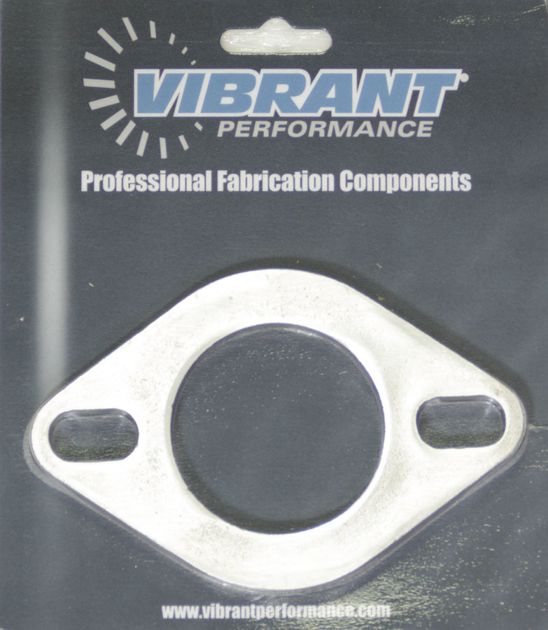 Vibrant Performance 1471S Collector Flange, 2-Bolt, 3/8 in Thick, 2-1/4 in ID, Stainless, Each