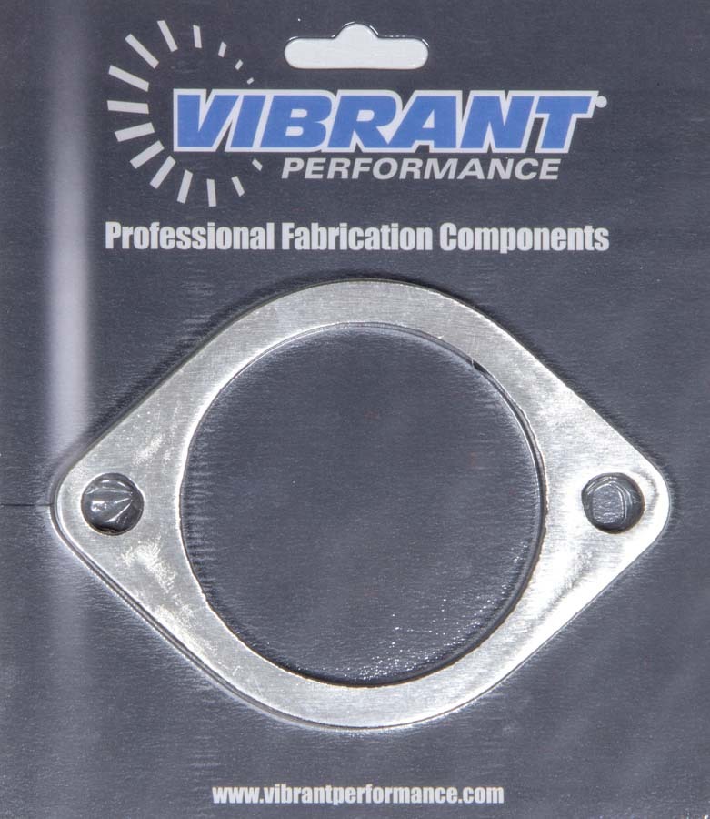 Vibrant Performance 1473S Collector Flange, 2-Bolt, 3/8 in Thick, 3 in ID, Stainless, Each