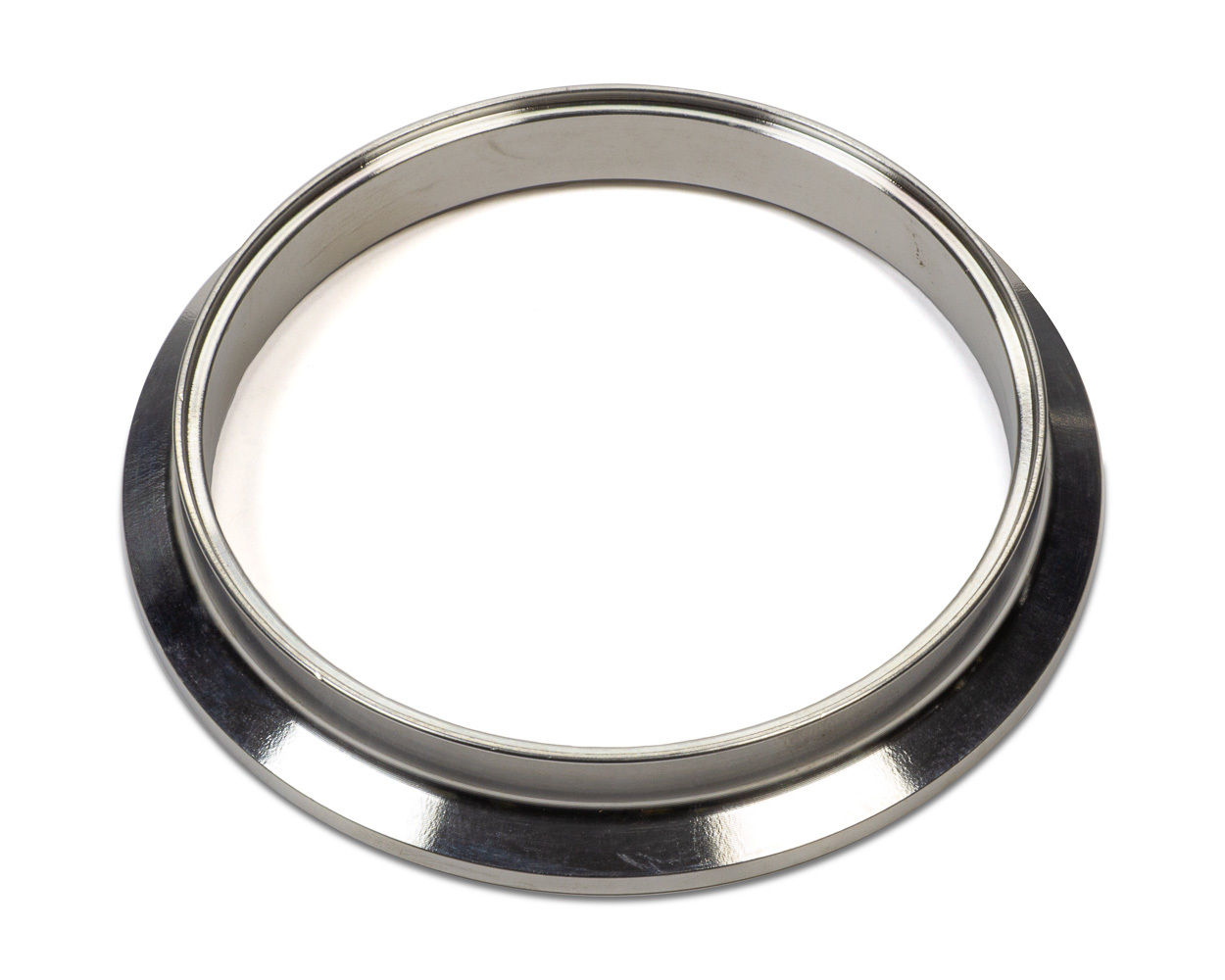 Vibrant Performance 1492F V-Band Flange, 1/2 in Thick, 3-1/2 in OD Tubing, Stainless, Polished, Each
