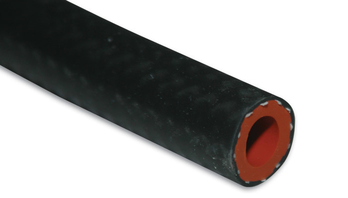 Vibrant Performance 20405 Silicone Hose, 1/4 in ID, 5 ft, Silicone, Black, Heater, Each