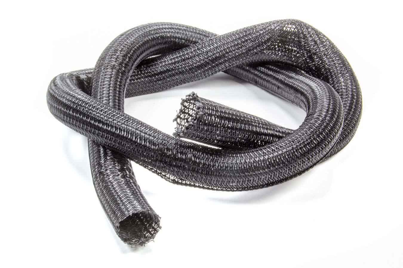 Vibrant Performance 25806 Hose and Wire Sleeve, 1-1/2 in Diameter, Split, 5 ft, Braided Plastic, Black, Each