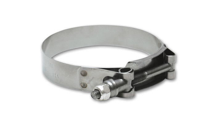 Vibrant Performance 2789 Hose Clamp, T-Bolt, 1.75 to 2.10 in Range, Stainless, 1-1/2 in ID Hose Couplers, Pair
