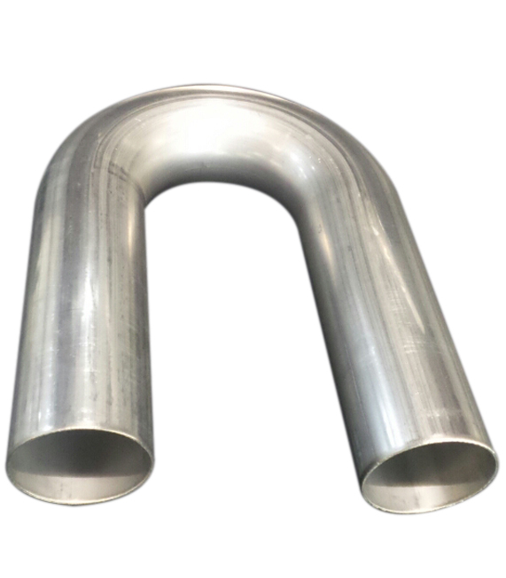 Woolf Aircraft 450-065-675-180-304 - 304 Stainless Bent Elbow 4.500  180-Degree