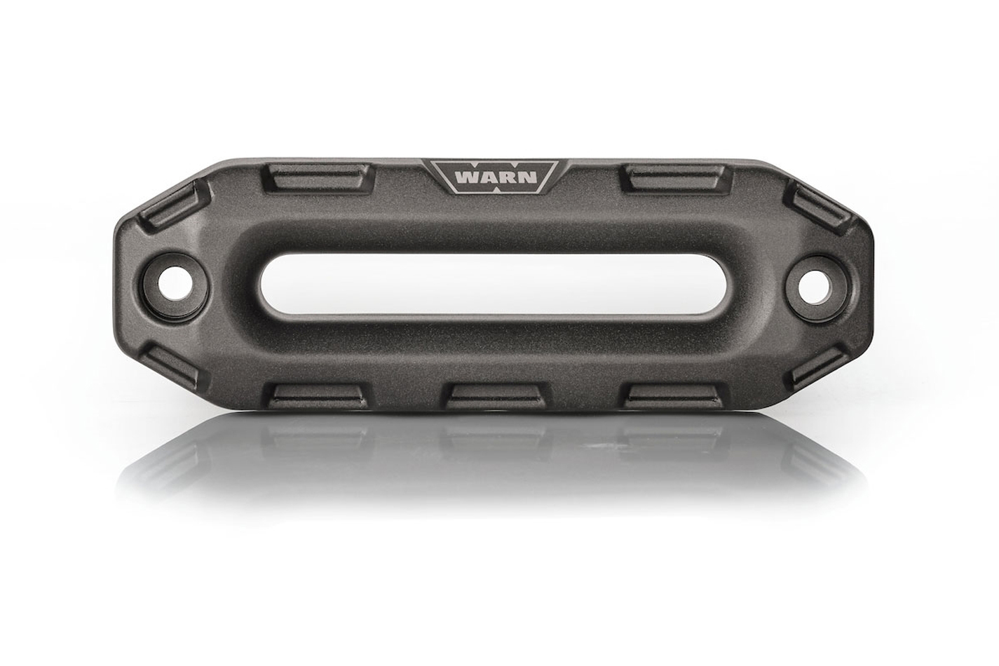 Warn 100725 Winch Fairlead, Epic Series, Hawse, 1.5 in Thick, Aluminum, Gray Anodized, Each