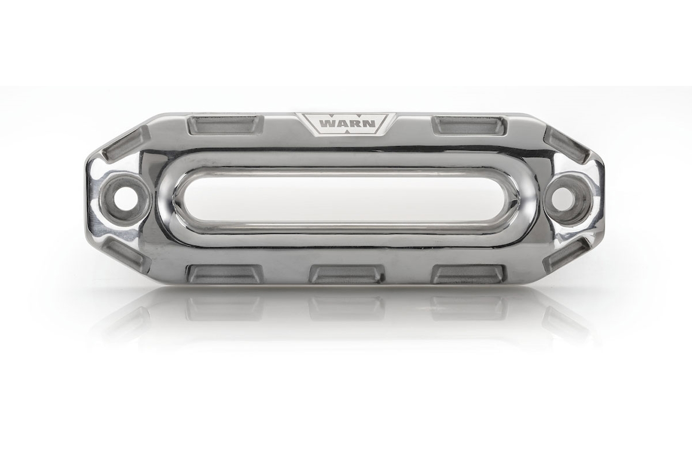 Warn 100735 Winch Fairlead, Epic Series, Hawse, 1.5 in Thick, Aluminum, Polished, Each