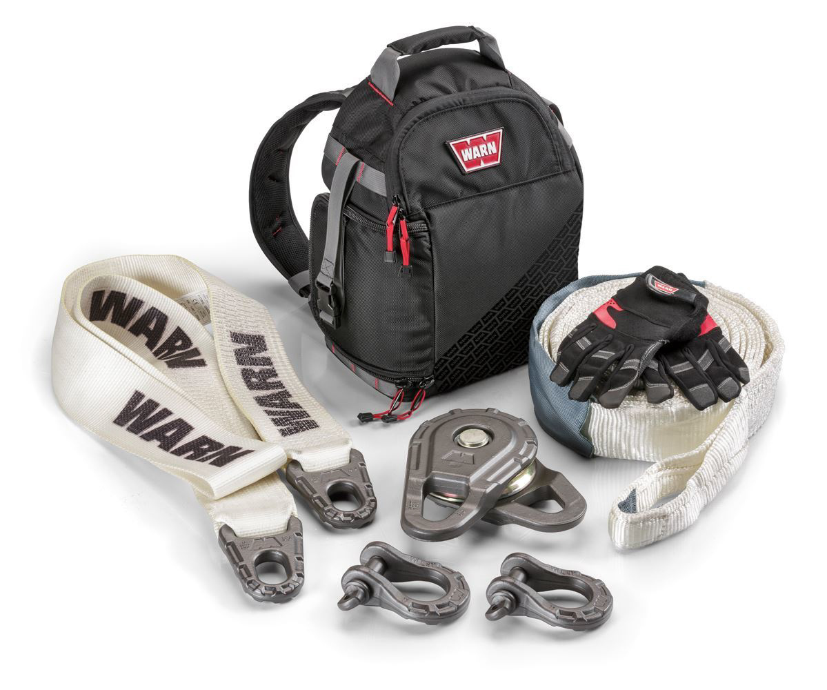 Warn Winch Replacement Parts 97570 Accessory Kit, Black Bag, Gloves, Snatch Block, Parts, Warn, Kit thumbnail 2
