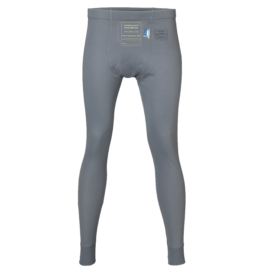 Walero 400018CGXL Underwear Bottom, SFI 3.3, FIA Approved, Fire Retardant Blend, Gray, X-Large, Each
