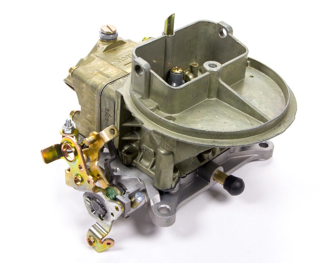 Willys Carb 44122 Carburetor, Circle Track, 2-Barrel, 500 CFM, Holley Flange, No Choke, Single Inlet, Chromate, Each