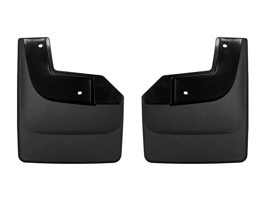 WeatherTech 2021+ Ford F-150 Raptor (Incl. 37 Perf. Pkg) No Drill Rear MudFlaps - Black thumbnail 6