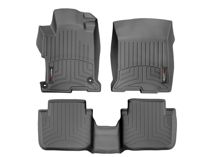 13-16 Honda Accord Front & Rear Floor Liners Blk