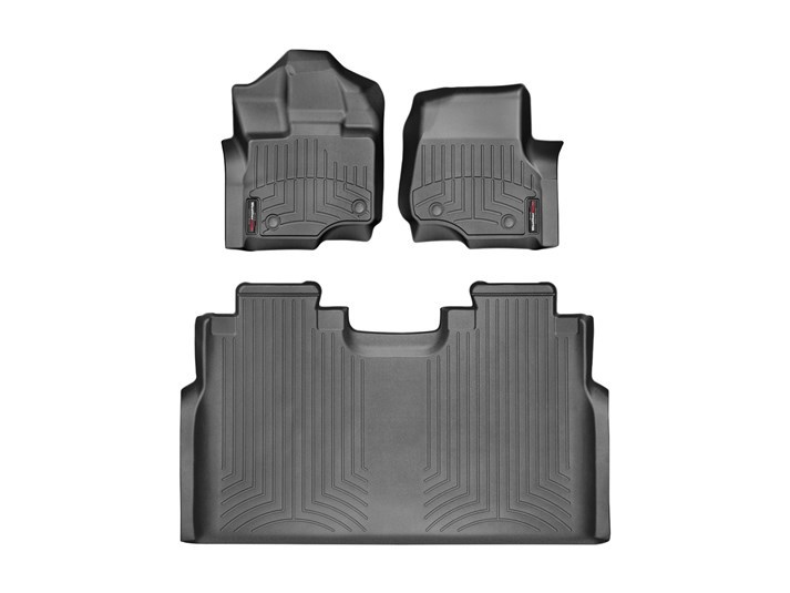 15- Ford F150 Front & Rear Floorliners Black
