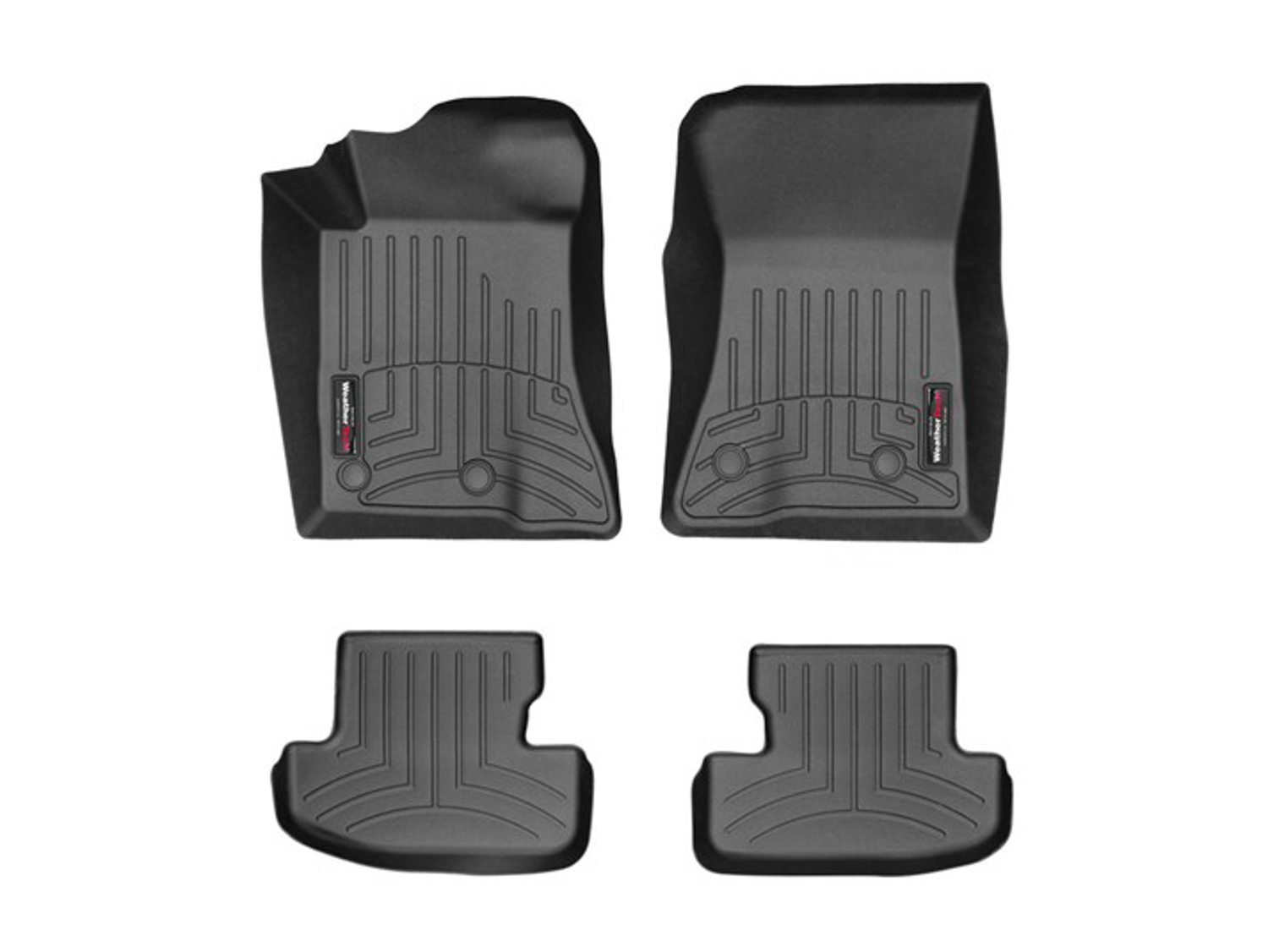 Black Front And Rear Floorliners