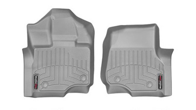15- Ford F150 Front Floor Liners Grey