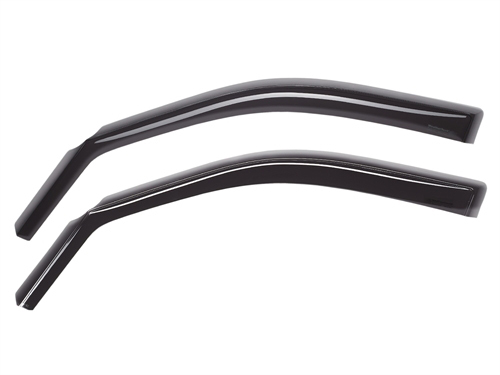 WeatherTech 2019+ Chevrolet Silverado 1500 Crew Cab Front Side Window Deflectors - Dark Smoke thumbnail 2