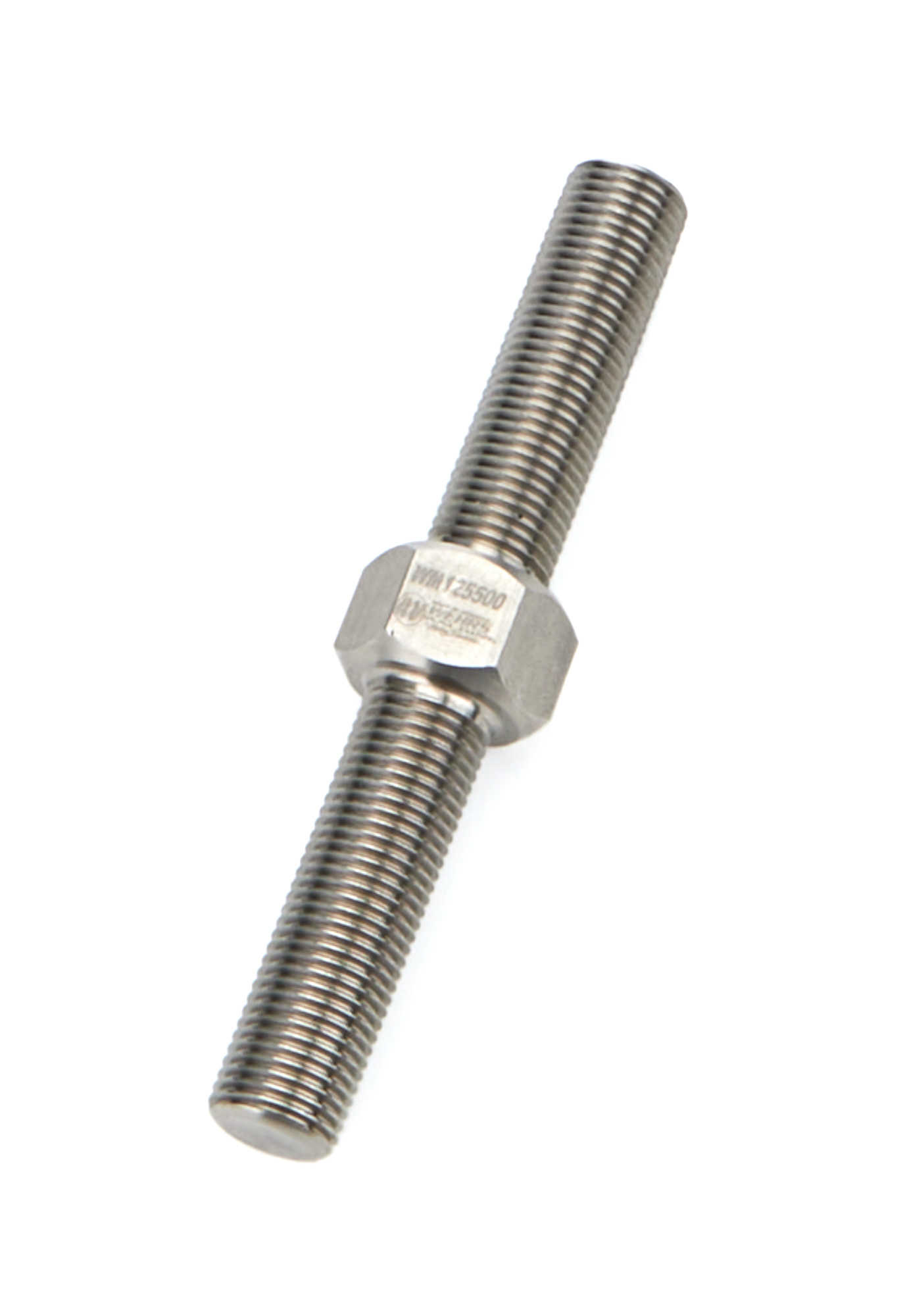 Linkage Adjuster - 1/2-20 in Right Hand Male Thread - 1/2-20 in Left Hand Male Thread - Stainless - Natural - Each