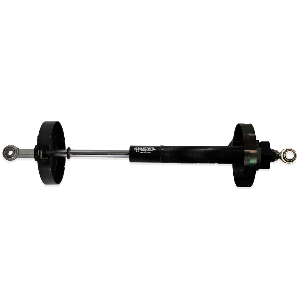 Wehrs Machine WM251-2F Coil Spring Slider, 18.500 in Compressed, 26 in Extended, Aluminum, Black Anodized, Each
