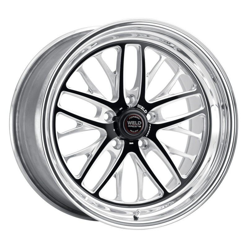 Weld Wheels 82HB0090C58A Wheel, S82, 20 x 9 in, 5.750 in Backspace, 5 x 5.00 in Bolt Pattern, High Pad, Aluminum, Black Anodized / Polished, Each