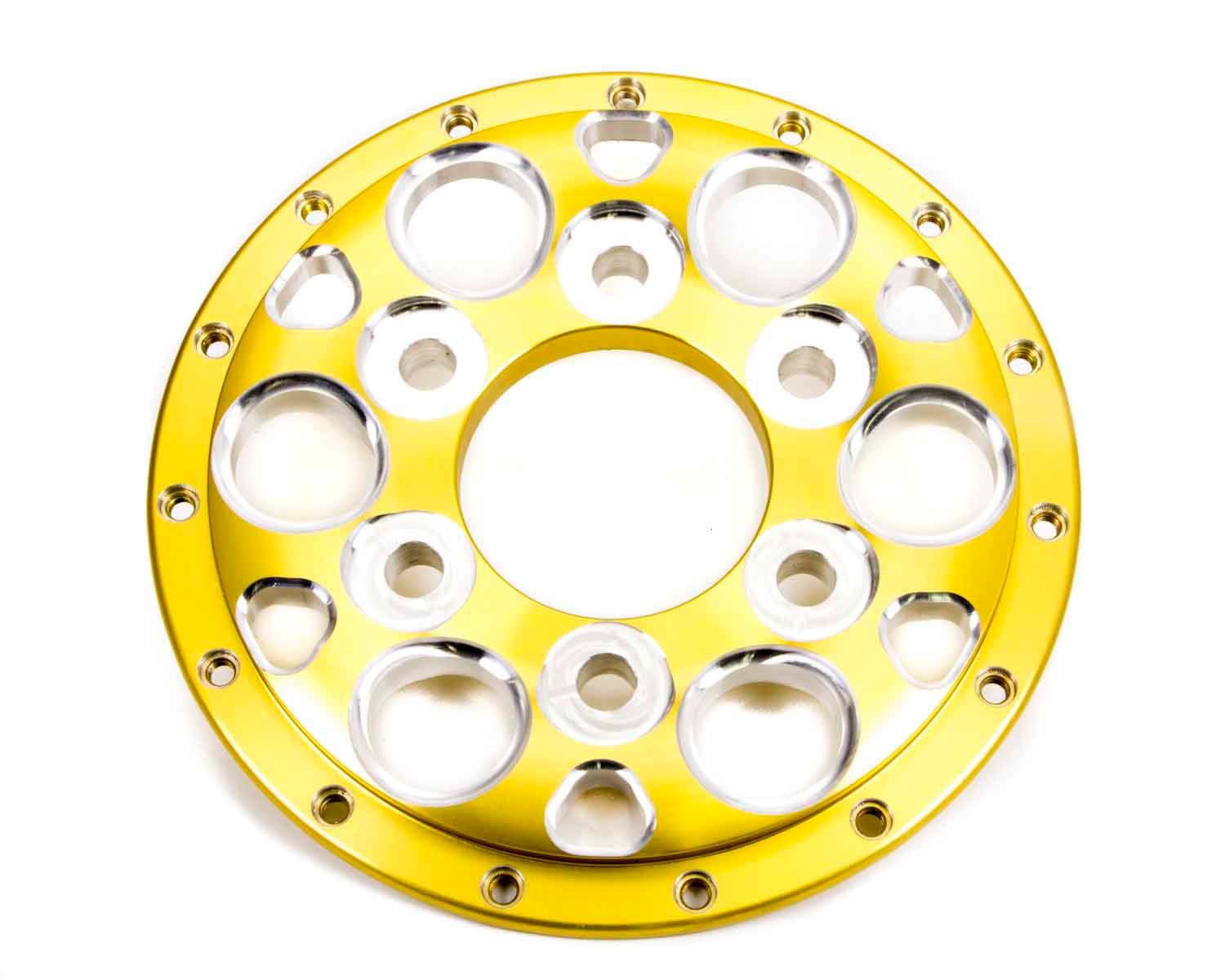 Weld Wheels P613-7095 Wheel Center Section, Magnum 6-Pin, Lug Mount Center, Aluminum, Gold Anodized, 15 in Wheel, Each