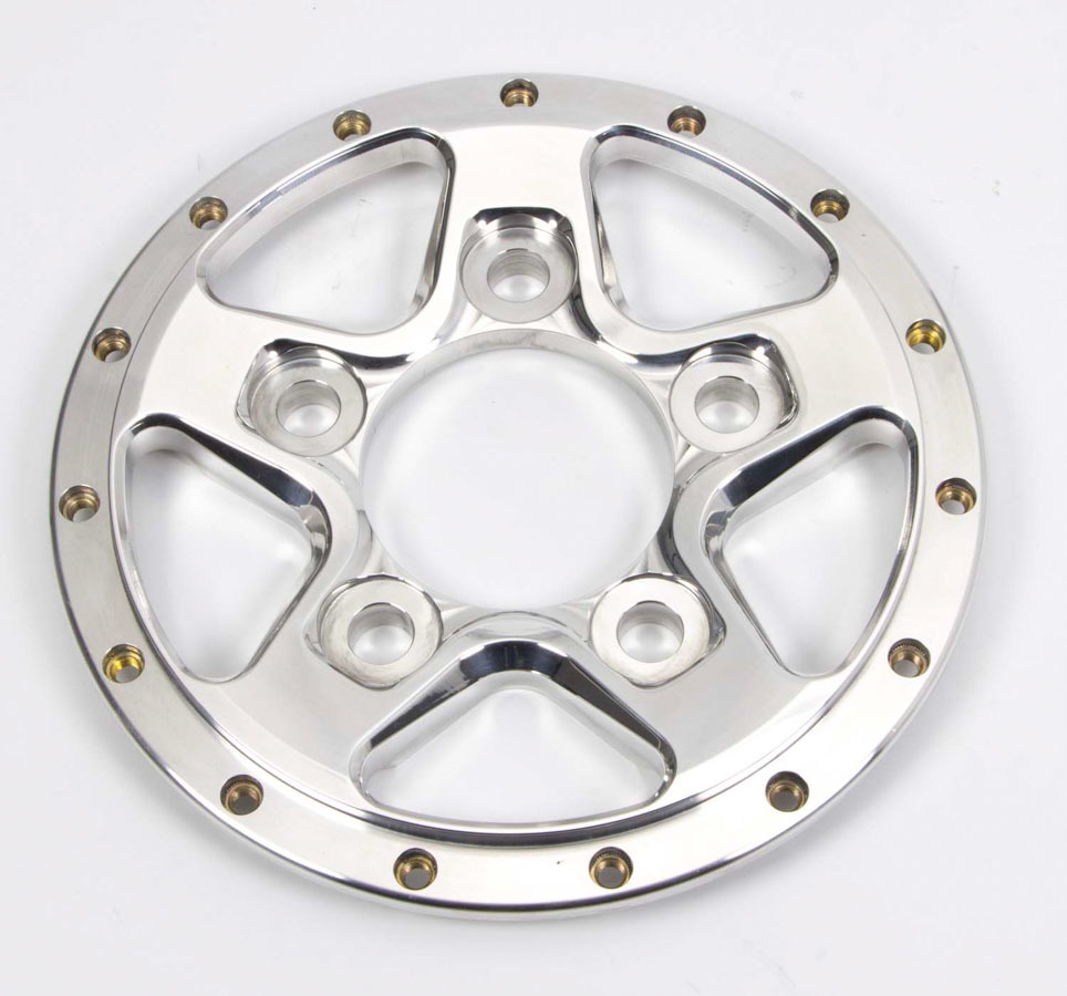 Weld Wheels P613-88C Wheel Center Section, Alumastar, 5 x 5.00 in Bolt Pattern, Rear Wheel Center, Aluminum, Polished, Each