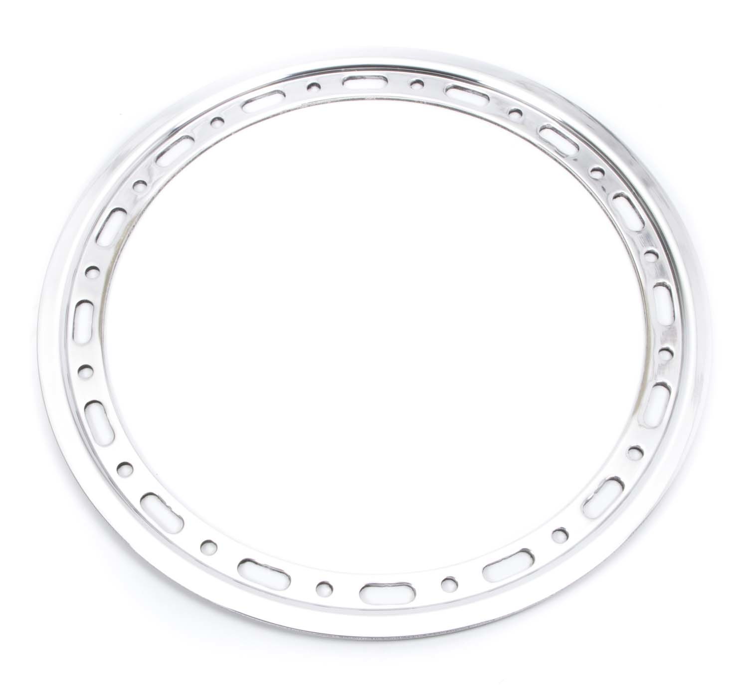 Weld Wheels P650-5275 Beadlock Ring, Slotted, Aluminum, Polished, 15 in Wheels, Each