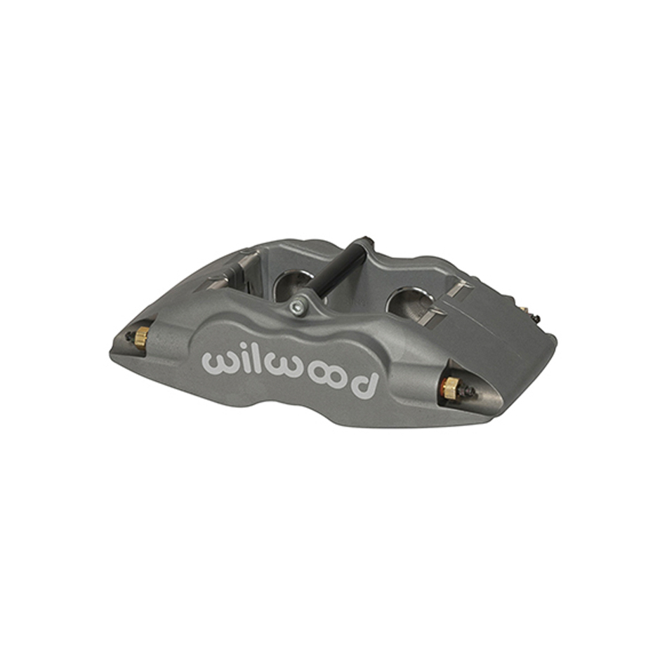 Wilwood 120-11127 Brake Caliper, Superlite, 4 Piston, Aluminum, Gray Anodized, 13.060 in OD x 1.380 in Thick Rotor, 3.500 in Lug Mount, Each