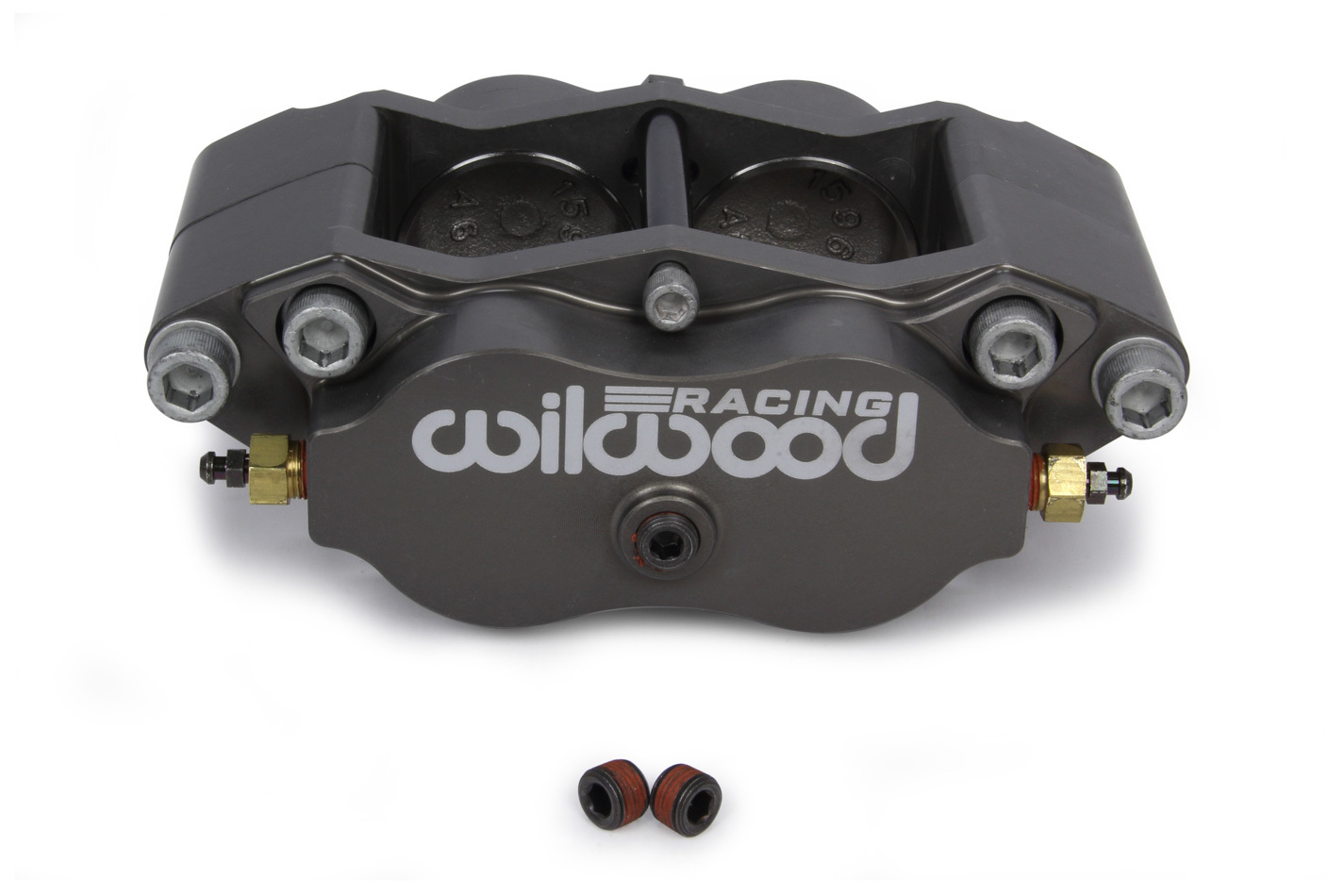 Wilwood 120-14765-SI Brake Caliper, Billet Narrow Dynalite, 4 Piston, Aluminum, Gray Anodized, 0.810 in Thick Rotor, 4.750 in Radial Mount, Each