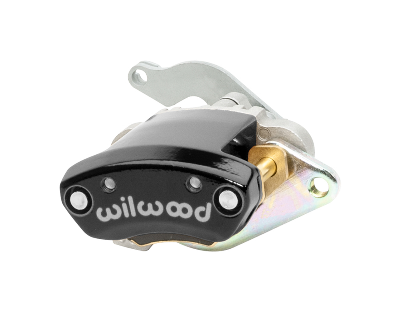 Wilwood 120-15485-BK Brake Caliper, MC4, Driver Side, Mechanical, Aluminum, Black Powder Coat, 12.88 in OD x 1.100 in Thick Rotor, 4.75 in Floating Mount, Each